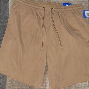 Hurley Tan Cargo Shorts for Men